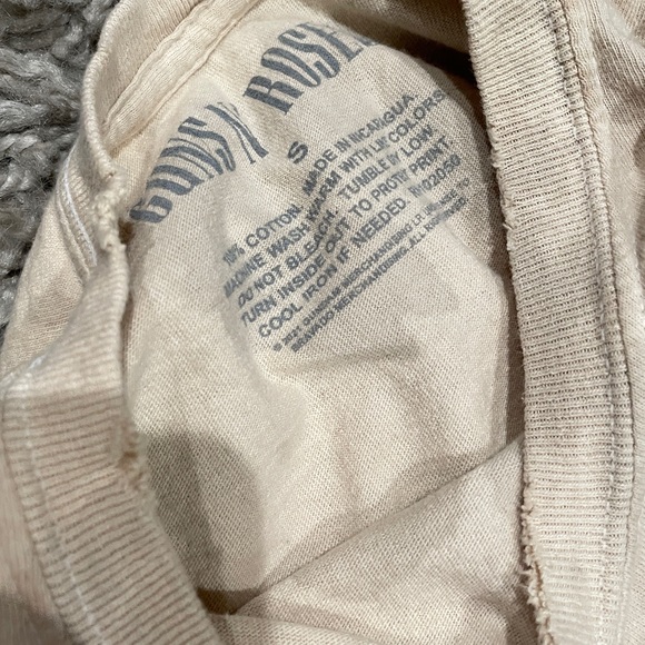 Free People Distressed Guns n Roses T-Shirt - Picture 7 of 7